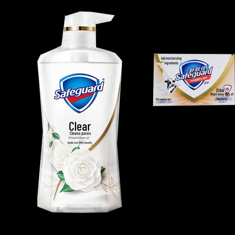 Safeguard Soft Care Camellia & Milk Scent Bath Set