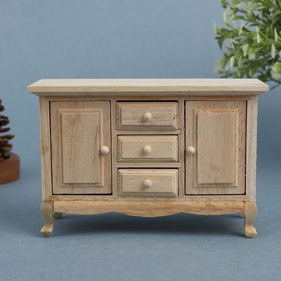 1/12 Puppenhaus Miniaturen Mini Simulierte Holz Schrank Modell Spielzeug Zubehör
