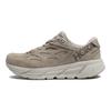 HOKA Clifton L Suede Simply Taupe Unisex Sneakers Brown Pumice-Stone 1122571-STPST