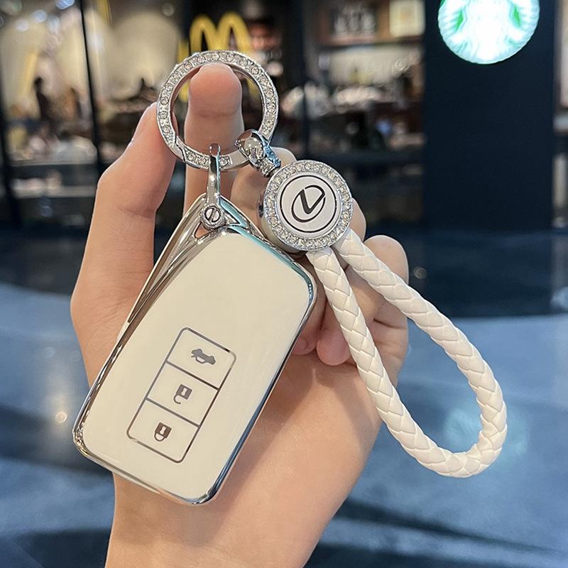 TPU Car Key Case Cover For Lexus RX350 NX300 Es300h Rx450h GS300 GX470 IS250 ES350 GX460 Nx300h Is300h Auto Keychain Accessories