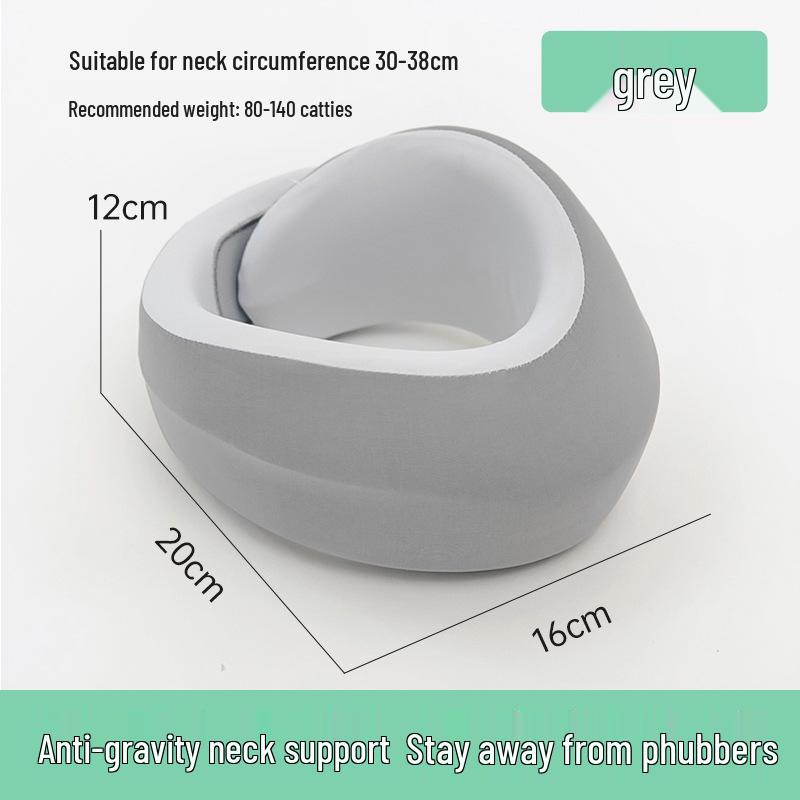 Comfortable U-Shaped Neck Pillow: Anti-Tilt, Decompressive Support, Washable & Portable
