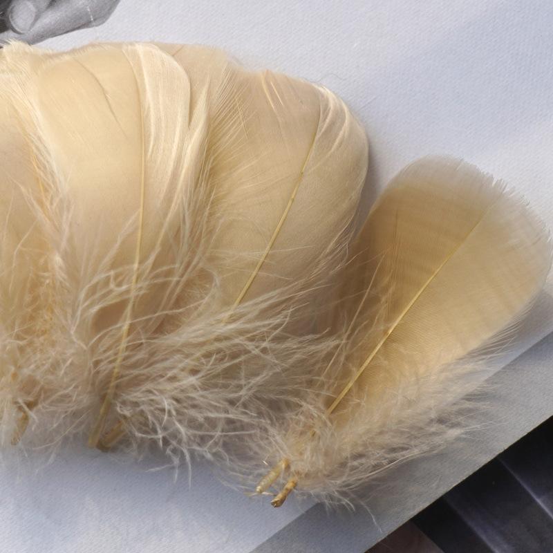Natural Goose Feathers Plumes 4-8cm 8-12cm Swan Feather Plume for Home Decoration Craft DIY Wedding Jewelry Accessories 100pc