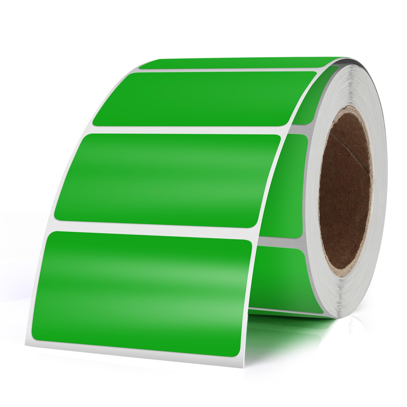 

YIKIADA Green Color Label Removable Rectangular Handwritten Name Office 500 Sheets Roll, 25x50mm, Waterproof, Stickers, Labels, Supplies, зелёный