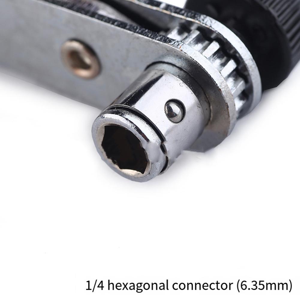 90 Degree Angle Ratchet Wrench Screwdriver Set With 10 Magnetic Bits For  Furniture Bike Repairs Hand Tool