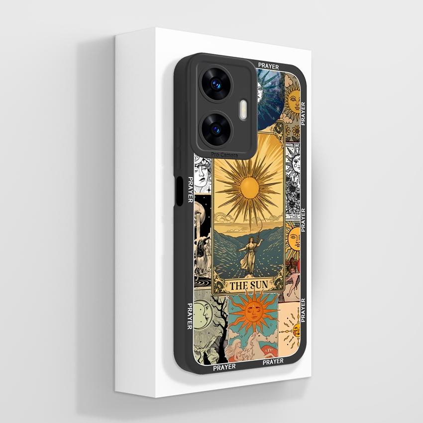 Beautiful Love Heart Phone Covers For Realme C55 C35 C25 C20 C15 C11 C21Y C25Y Soft Liquid Silicone Bumper Anti Drop Protection Case For Realme Casing