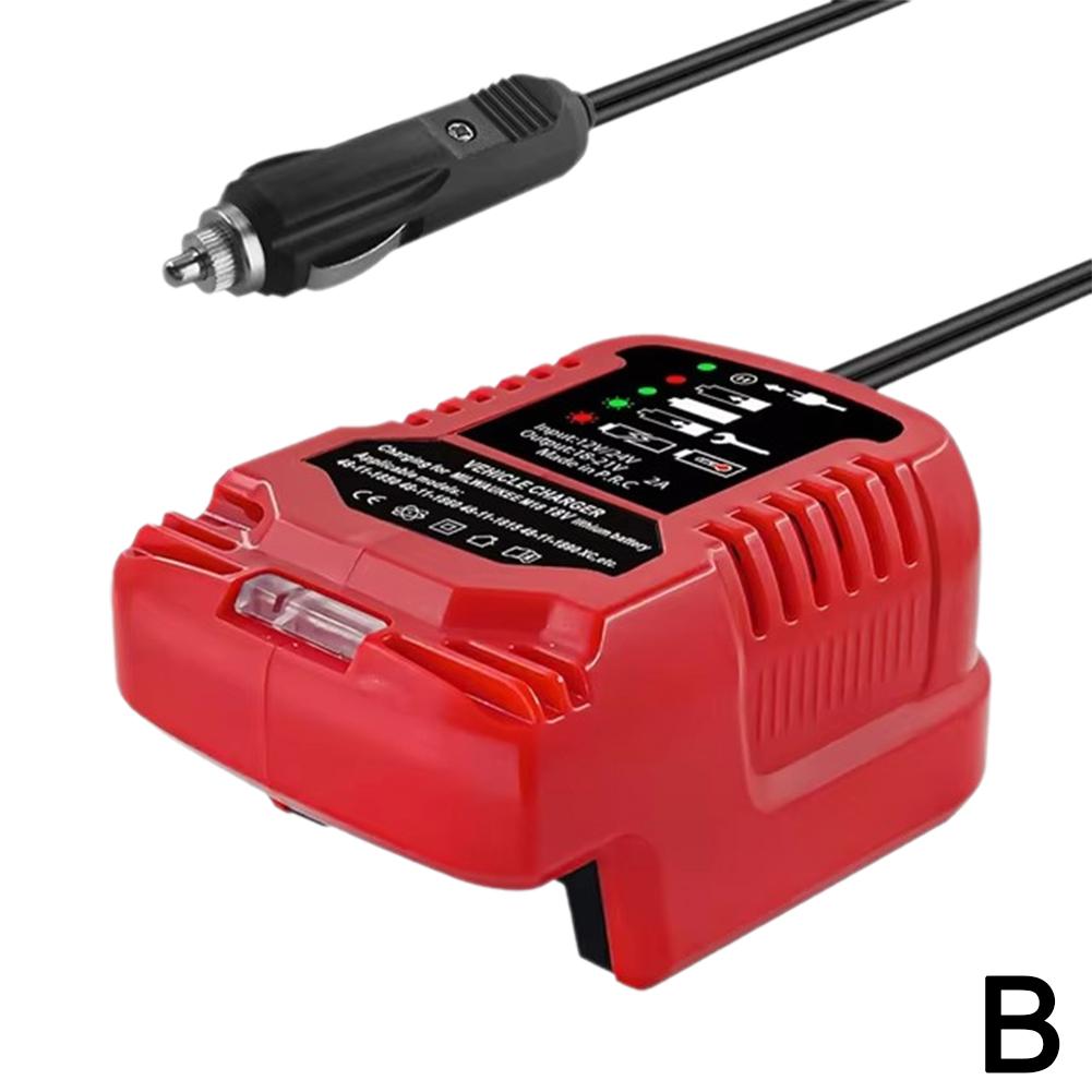 for Makita 18V Lithium Battery Charger Replacement Portable Compact Charger Car Charger With Cigarette Lighter