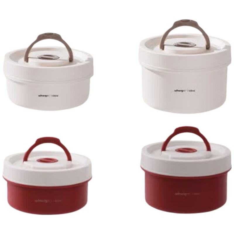 Adneny Odin Stainless Steel 2-Layer Round Lunch Box