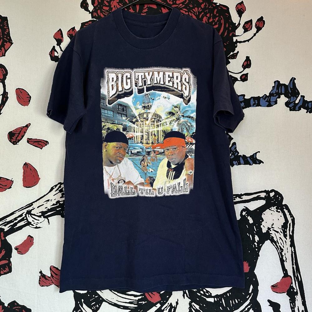 

Vintage Big Tymers Ball Till U Fall Cotton S-5XL Black T-Shirt AA029 Unisex T-Shirt S