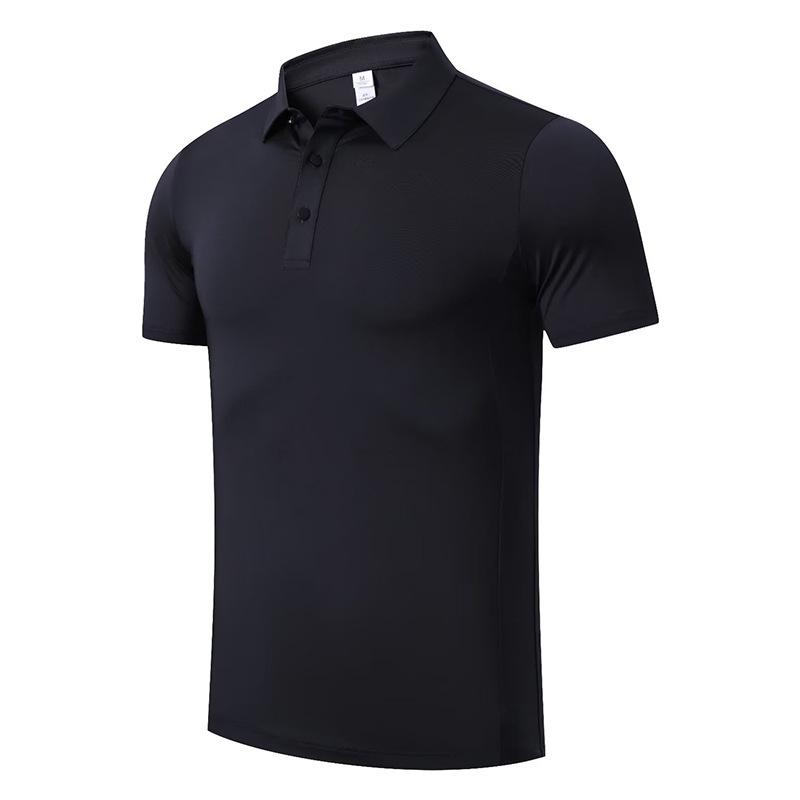 Men's Cross-Border Milk Silk Lapel Polo Shirt - Short Sleeve Sports & Running Top