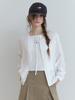 Deomiteun Beurre Pintuck Blouse (Ivory)