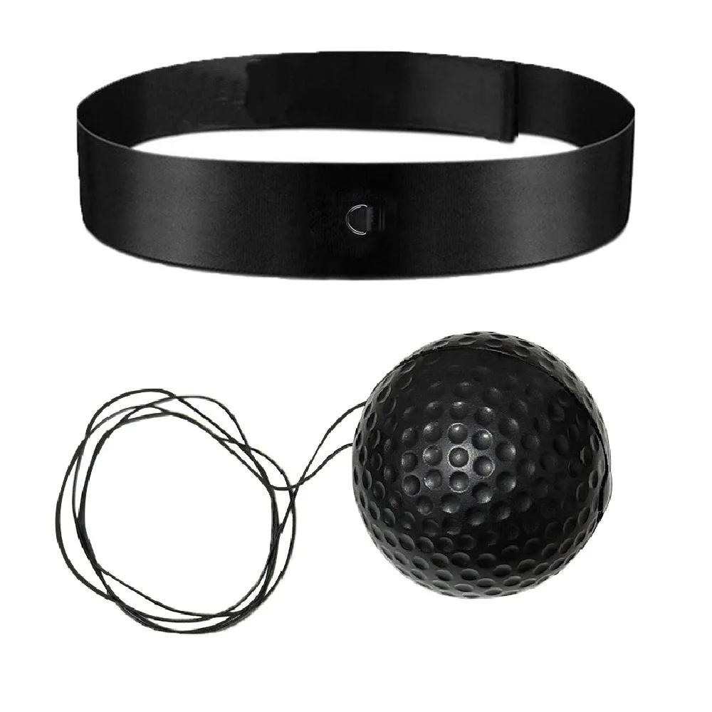 En uppsättning boxningshastighetsboll för vuxna och barn, fitness, reaktivitetsträning, huvudmonterad stil, spel, leksak, lindra stress, släppa känslor