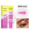 Super Lift Brow Crazy Lifed Brows Colla Gel per Laminazione Sopracciglia Tenuta Forte a Lunga Durata & Pettine Styling Integrato Cosmetici Trasparenti per Sopracciglia