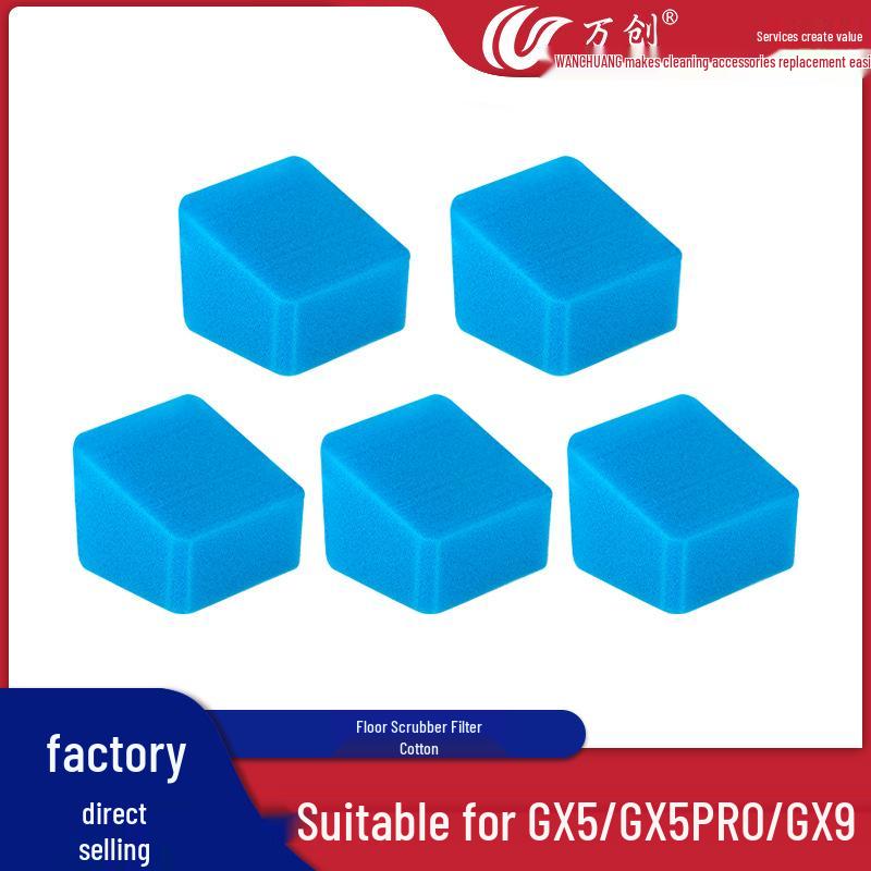 Wanchuang Blue Filter Cotton Sponge for Midea GX5/GX5pro/GX9 Floor Cleaner