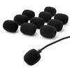Set of 10 Breathable Microphone Sponges for Headsets, Intercom Microphones, and Loudspeakers, Protecting Against Noise, Dust, and Antibacterial, Prote