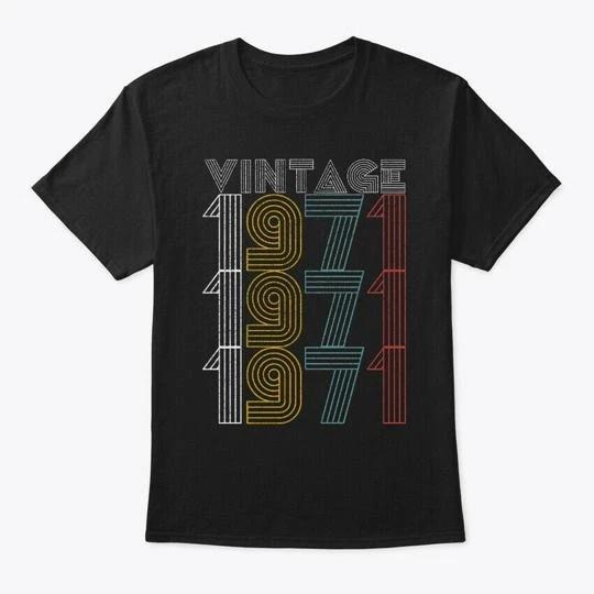 

Vintage 1971 48th Birthday Style T shirt Made in the USA Size S to 5XL 4XL