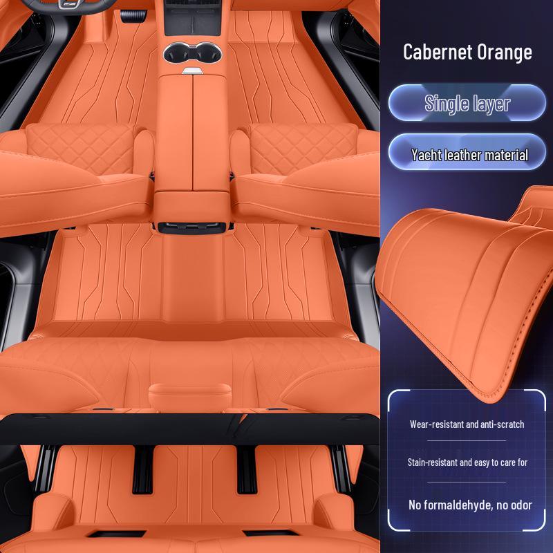 Blue Electric E5 PLUS Full Coverage Foot & Trunk Mats for 26 Models - Car Modification Accessories.