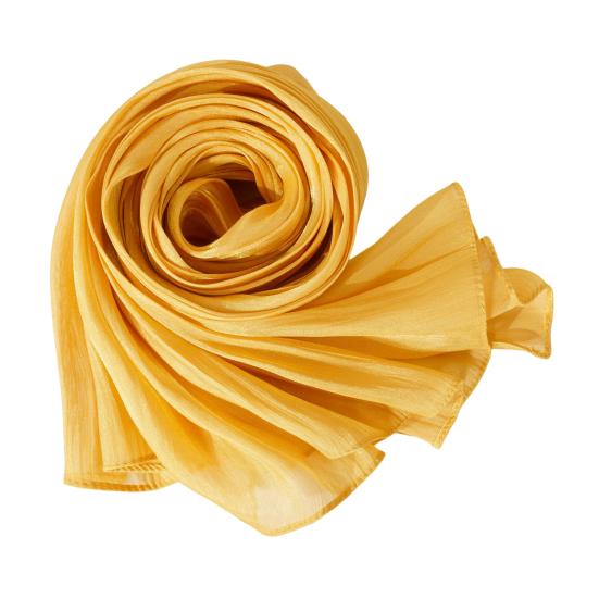 Women Turban Large Size Long Scarf Satin Crepe Fabric Breathable Soft Sheen Headscarf Vacation Photography Sun Protection Shawl