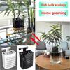 Adjustable Height Aquarium Plant Holder Transparent Extendable Hook Aquaponic Cultivation Holder Suction Cup
