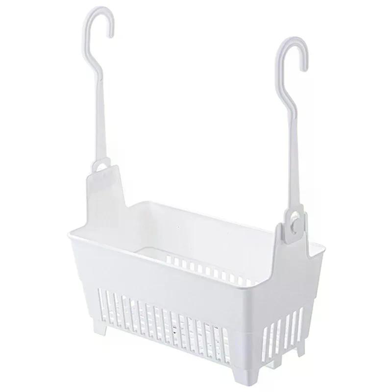 Storage Basket with Hanging Hook Household Shower Supplies Organizer for Home Kitchen Bathroom Toilet Multifunctional Container