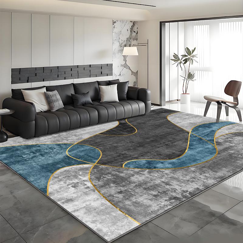 Nordic Style Light Luxury Home Decoration Living Room Rug Non-slip Easy Clean Room Decor Carpet Soft Large Area Sofa Table Mat