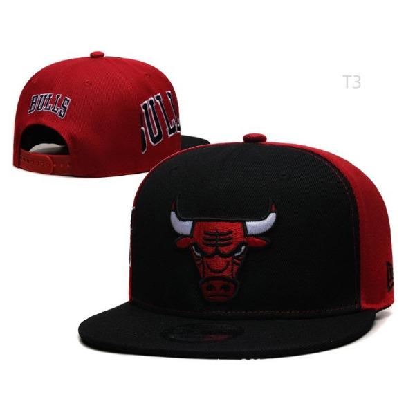 Source Baseball Cap Basketball League Bull Hat Street American Retro Embroidery Flat Edge Bull Head Casual Hat