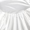 Bettlaken mit Gummiband Polyester Satin Spannbettlaken Unifarbenes Spannbettlaken aus PLA Cool Fiber(kein Kissenbezug