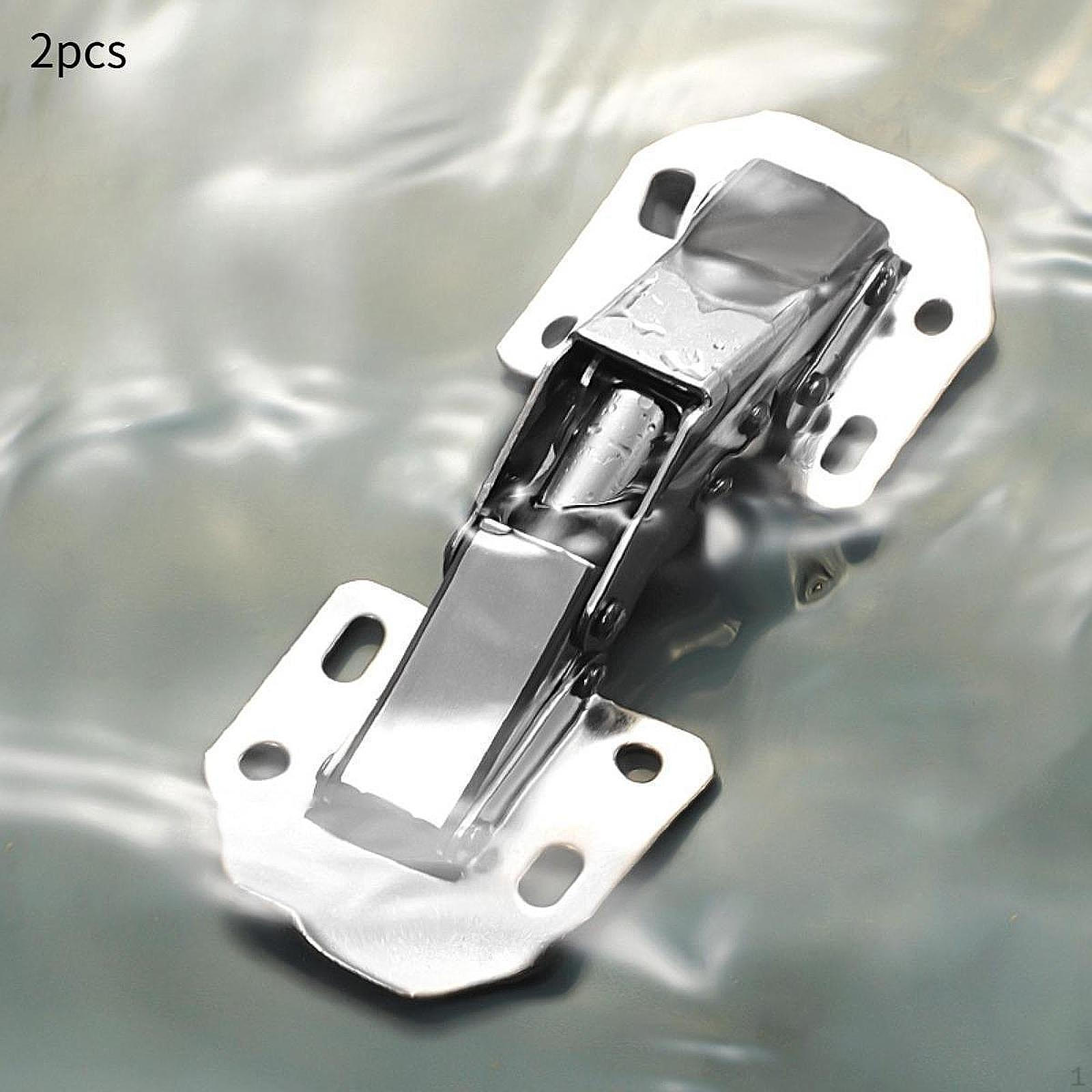 2 шт. Мебельные петли Петли для закрывания Аксессуары Безрамные Универсальные Простая сборка 4 Inch