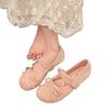 French retro Mary Jane shoes 2025 new flat bottom round head bow versatile super soft single shoes gentle wind