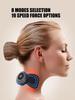 Mini Parche para Columna Cervical Control Remoto y Masajeador Portátil con Parches para Masaje de Cuerpo Completo con Ajuste Multimodo