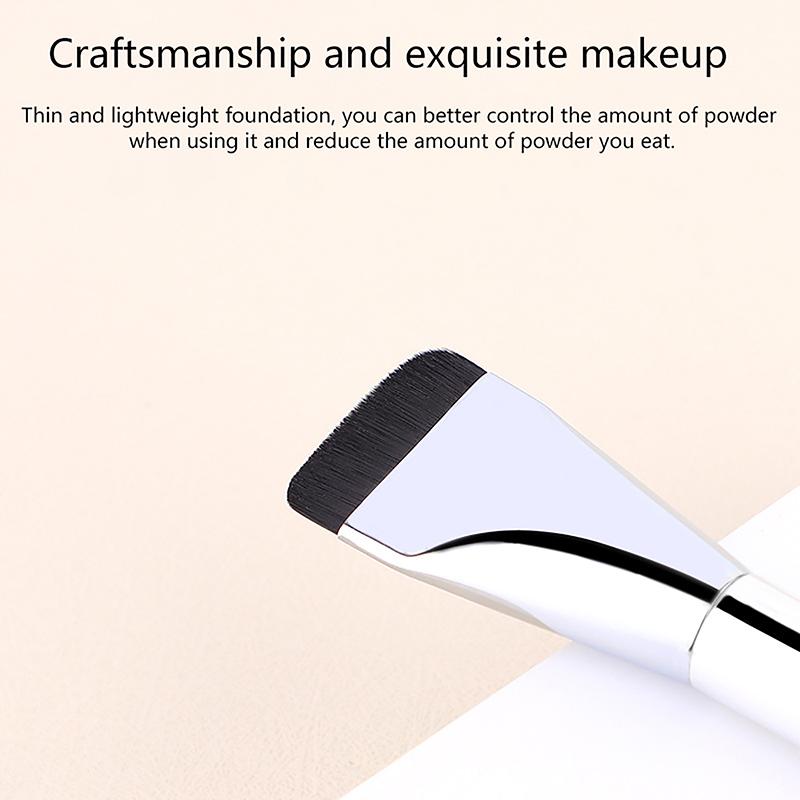 

Пензель для тонального крему Пензлик для макіяжу для тонального крему Плоский контурний пензель Легкий і тонкий жіночий пензлик для маски для обличчя