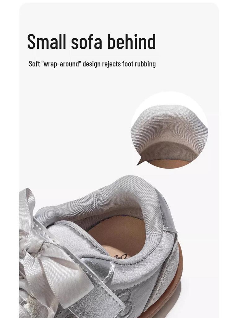 Girls' De Xun Autumn/Winter 2025 Lightweight Suede Sneakers - Big Girls' Casual Skate Shoes