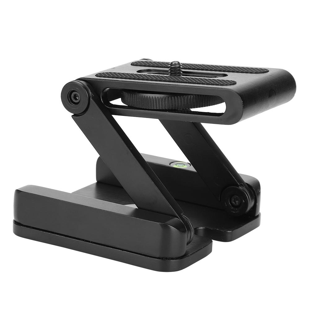 Black Z Flex Tilt Folding Quick Release Plate Stand Mount For Tripod Camera CO
