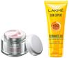 LAKMÉ Absolute Perfect Radiance Brightening Light Crème With Niacinamide & Micro Crystals, 50G & Lakme Sun Expert Spf 50 Gel, 50 G