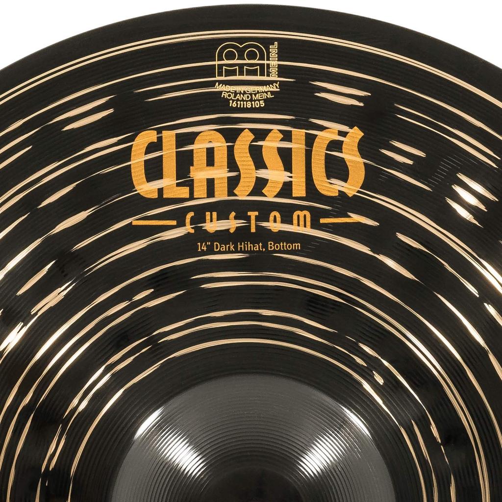 MEINL Cymbals Meinl Classics Custom Dark Series Cymbal Set Dark Cymbal Set CCD141620 14"Hihat/16"Crash/20"Ride [ ]