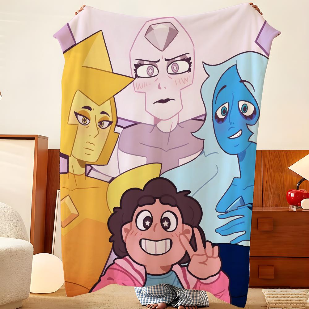 Coperta in Flanella S-Steven U-Universe-ee, Leggera e Accogliente, Resistente Lavabile carina Fresca