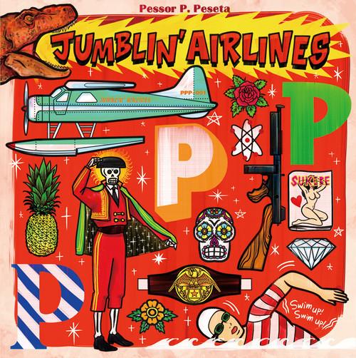 

CD PESSOR P.PESETA - Jumblin Airlines SUR003 Stir Up Records 2016 Japan Rock Used