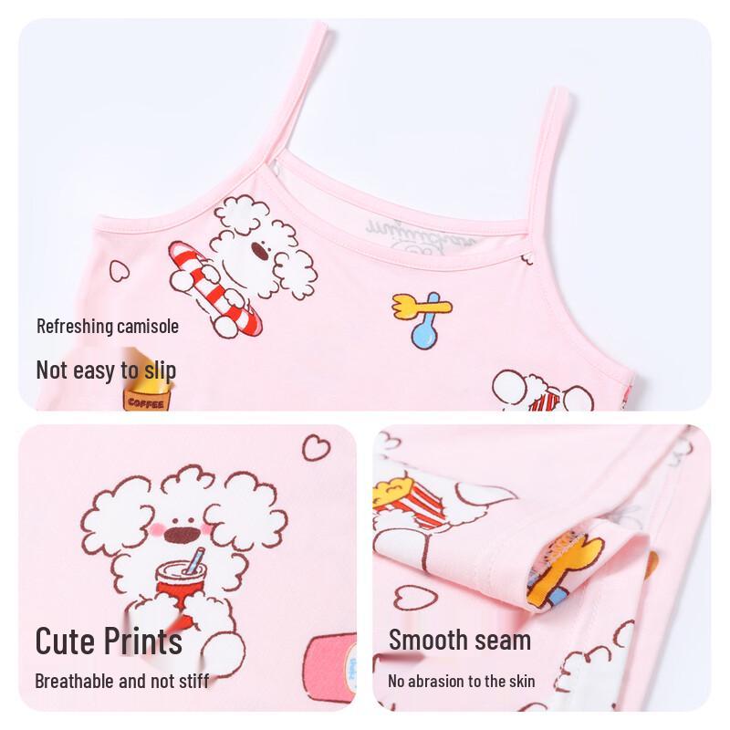 Miiiichan Collaboration Girls' Summer Sleepwear Tank Top