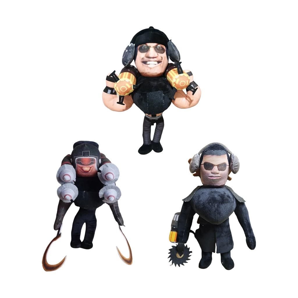 Creative Weapon-Styled Three- Plushies - Fun & Stylish Soft Toys For Children Entertainment & Collecting