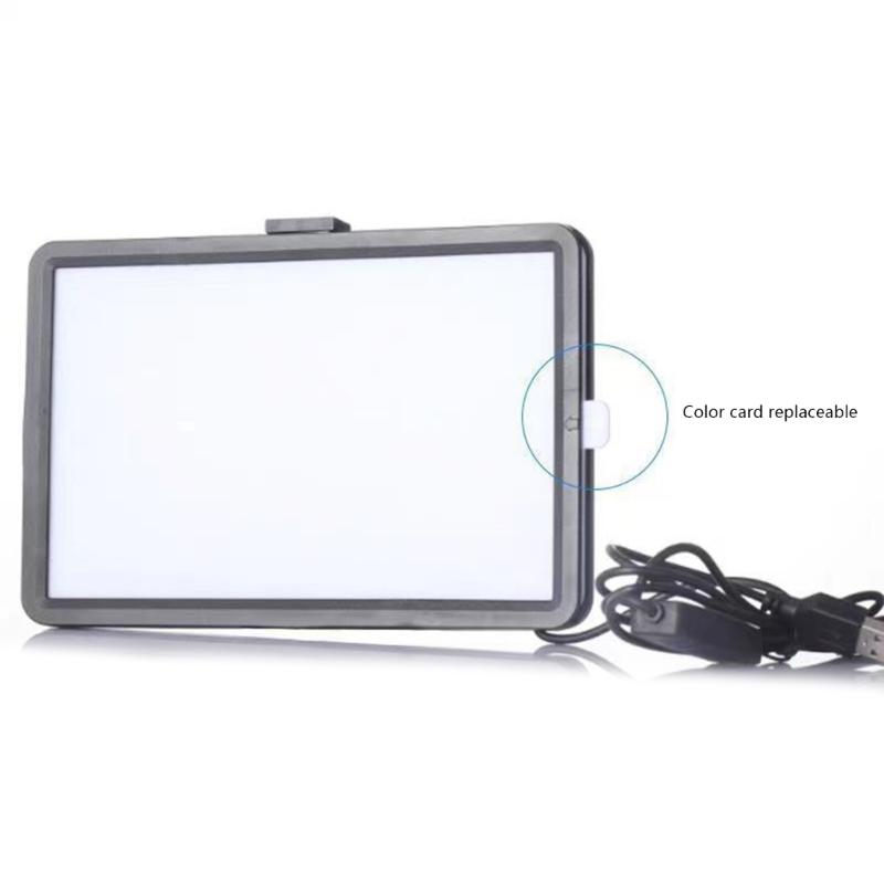LED Photo Studio Lights 2700-6000K Adjustable Brightness USB Power Optional Tripod And Color Filters For Video Recording