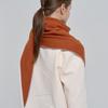 Dal Cashmere Double Sided Cashmere Shawl Muffler Brick Sky