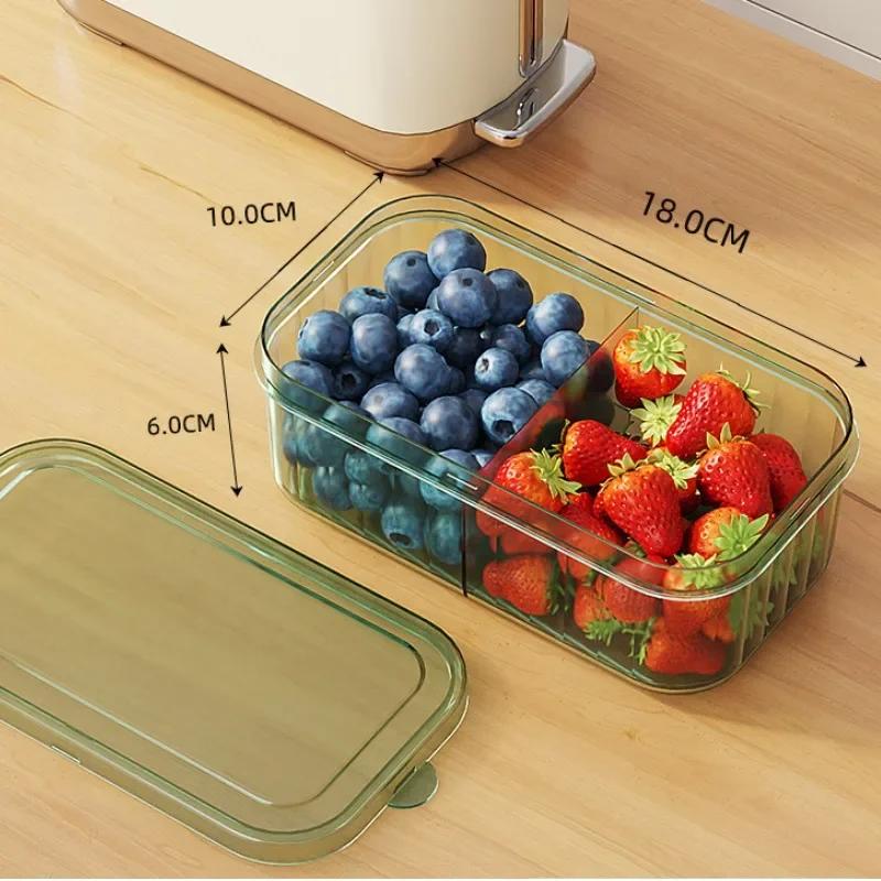 1pcs Kitchen Organiser Fridge Freezer Meat Boxes Compartment Seal Fresh Fruit Onion Garlic Packaging Boxes