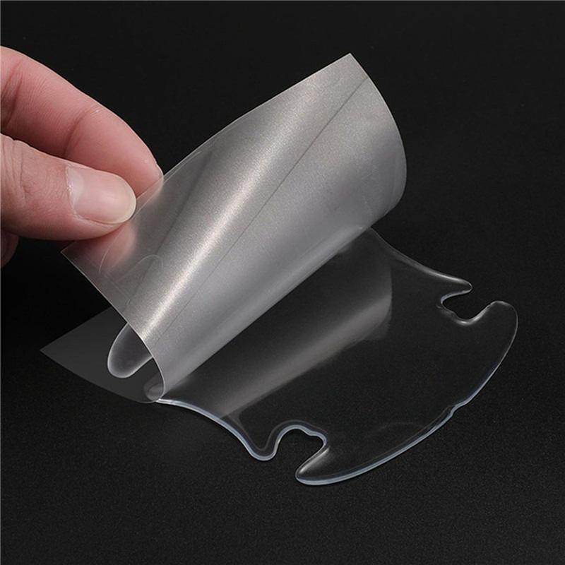 Universal Anti Scratch Car Door Handle Bowl Stickers Transparent Strip Anti-collision Scratch Protective Sticker Car Accessories