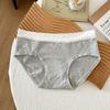Plaid Whisper Breathable Mid-Waist Women's Triangle Shorts - Hip-Hugging, Thin, Spring & Summer Underwear