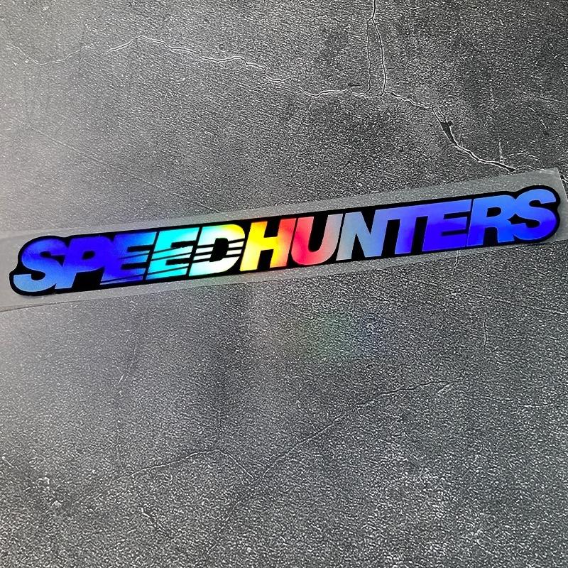 1 шт. Speedhunter JDM Водонепроницаемая наклейка для мотоцикла для мотоциклетного шлема, топливного бака, ветрового стекла, велосипеда, скутера, универсальные виниловые наклейки 18x2cm
