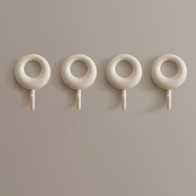 Hook with Strong Adhesive for Wall Hanging, Load-bearing Hook Without Nails, No Trace, for Door, Dormitory, No Drilling Required