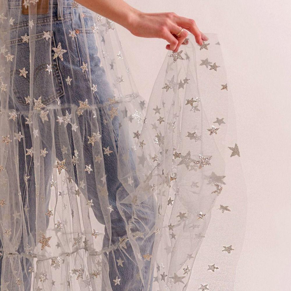Dress Bling Bling Dress Lace Women Cover Up Spaghetti Straps Summer Tulle Dress V-Neck Sling Dress