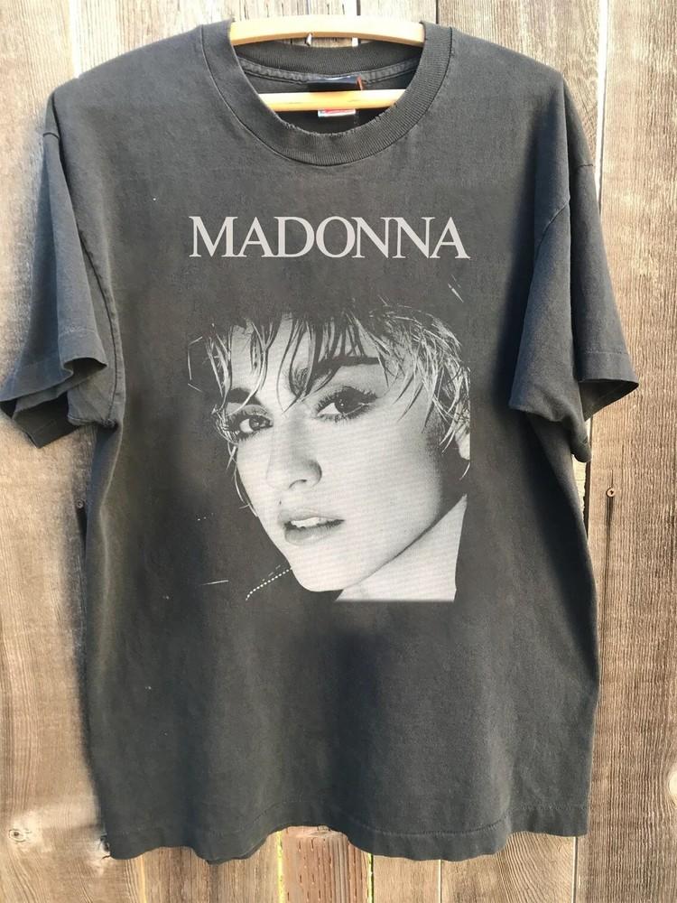 Madonna Shirt Madonna  Tour Charcoal T-shirt Unisex S-5XL HA5020 Unisex T-Shirt XL