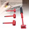 6pcs Red Door Hinge Adjustment Tool Multi-Functional Hinge Gap Adjustment Wrench  Home Repair