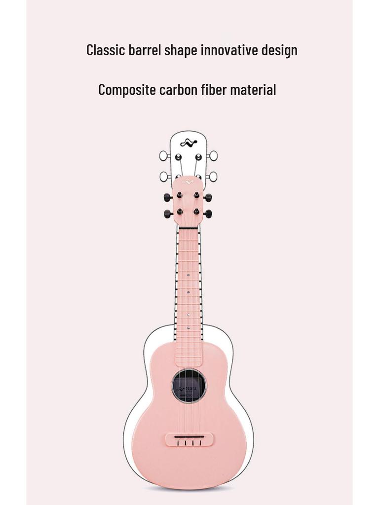 Nalu N1 Karbonfaser 23" Ukulele - Anfängerleitfaden für Kinder & Schüler