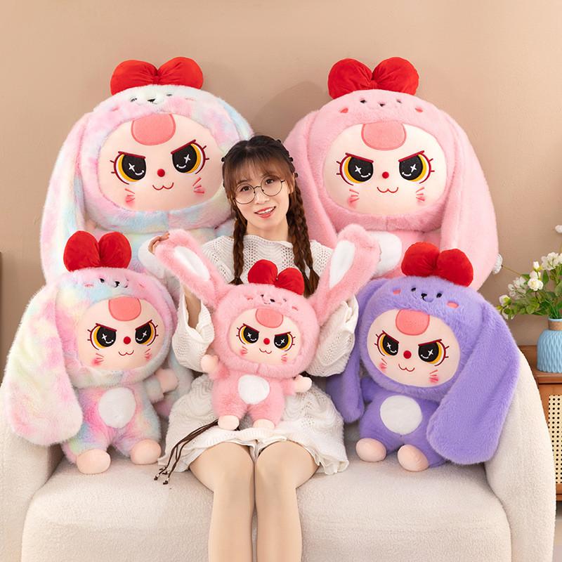 Three Year Adorable Old Plush Bear Pillow Soft Cuddly Doll Gift For Girls